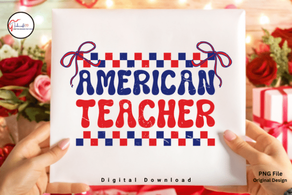 4th of July Coqutte American Teacher PNG