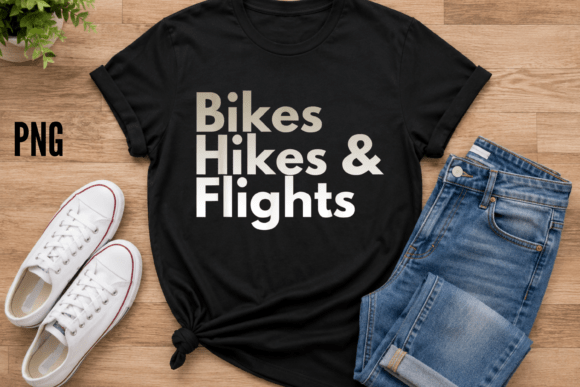 Designing Memories: The Versatility of Bikes, Hikes Flights PNG for Family-Centric Crafts