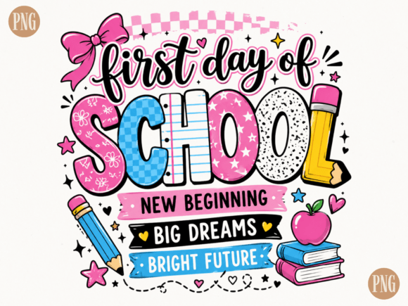 First Day of School PNG Cute Back to S: The Ultimate Digital Asset for Creative Entrepreneurs