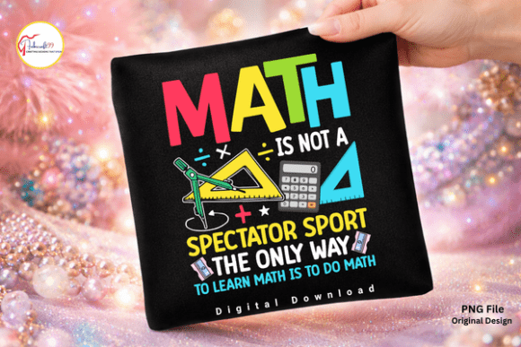 Funny Math Teacher Shirt Design PNG
