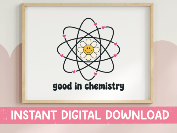 Good in Chemistry SVG Atom Daisy