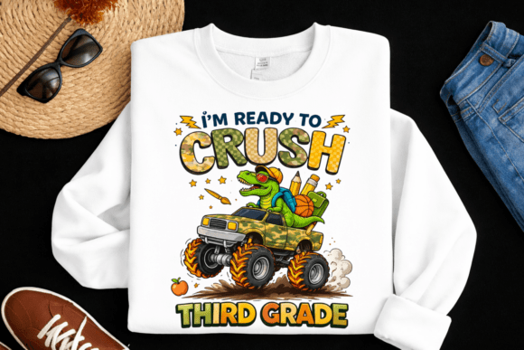 I’m Ready to Crush Third Grade PNG