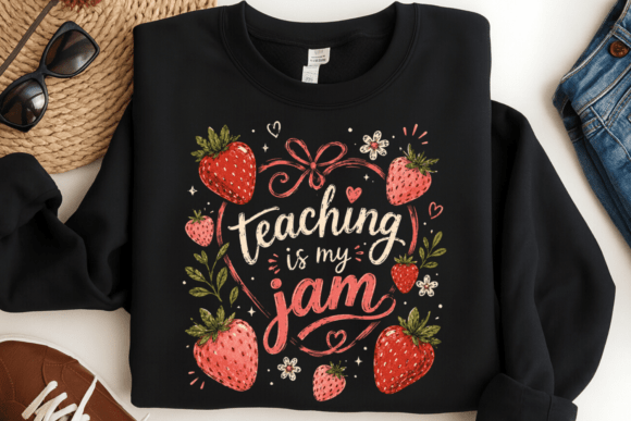 Strategic Implementation of Strawberry Teacher Cute Strawberry PNG for Educator Branding