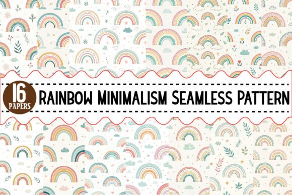 The Strategic Value of Rainbow Minimalism Seamless Patterns in Modern Digital Design